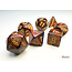 Chessex Chessex: Blue Blood/gold - Scarab Polyhedral 7-Die Set Mini