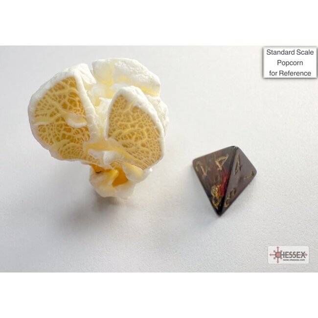 Chessex Chessex: Blue Blood/gold - Scarab Polyhedral 7-Die Set Mini