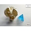 Chessex Chessex: Caribbean Blue/white - Frosted Polyhedral 7-Die Set Mini