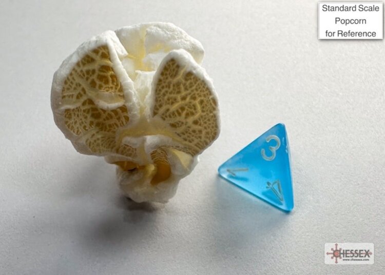 Chessex Chessex: Caribbean Blue/white - Frosted Polyhedral 7-Die Set Mini