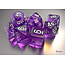 Chessex Chessex: Purple/white - Translucent Polyhedral 7-Die Set Mini