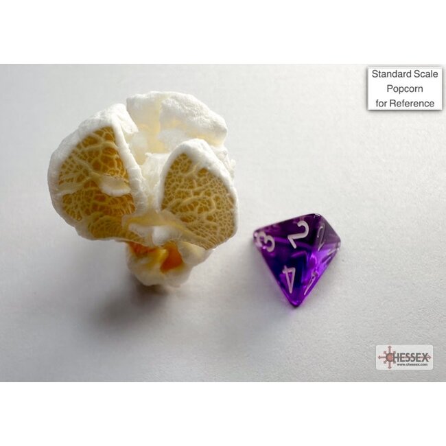 Chessex Chessex: Purple/white - Translucent Polyhedral 7-Die Set Mini