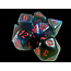 Chessex Chessex: Black-Starlight - Gemini Polyhedral 7-Die Set Mini