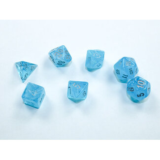 Chessex Sky/silver - Luminary Polyhedral 7-Die Set Mini