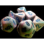 Chessex Chessex: Pop Art/blue - Festive Polyhedral 7-Die Set Mini