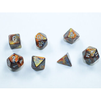 Chessex Gold/silver - Lustrous Polyhedral 7-Die Set Mini
