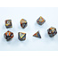 Chessex Chessex: Gold/silver - Lustrous Polyhedral 7-Die Set Mini