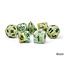 Chessex Chessex: Green/dark green - Marble Mega-Hedral 7-Die Set