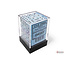 Chessex Chessex: Pastel Blue/black - 36 Opaque 12mm D6 Dice Block