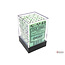 Chessex Chessex: Pastel Green/black - 36 Opaque 12mm D6 Dice Block