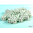 Chessex Chessex: Pastel Green/black - 36 Opaque 12mm D6 Dice Block