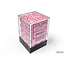 Chessex Chessex: Pastel Pink/black - 36 Opaque 12mm D6 Dice Block