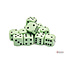 Chessex Chessex: Pastel Green/black - 12 Opaque 16mm D6 Dice Block
