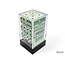Chessex Chessex: Pastel Green/black - 12 Opaque 16mm D6 Dice Block