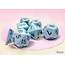 Chessex Chessex: Pastel Blue/black - Opaque Polyhedral 7-Die Set
