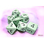Chessex Chessex: Pastel Green/black - Opaque Polyhedral 7-Die Set