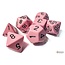 Chessex Chessex: Pastel Pink/black - Opaque Polyhedral 7-Die Set