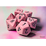 Chessex Chessex: Pastel Pink/black - Opaque Polyhedral 7-Die Set