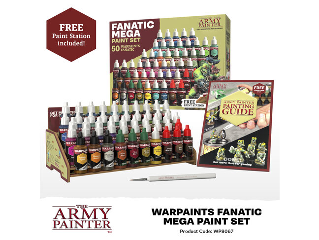 The Army Painter Fanatic Mega - Paint Set