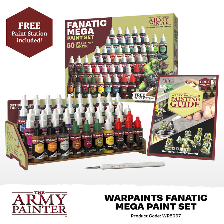 The Army Painter The Army Painter: Warpaints Fanatic Mega - Paint Set