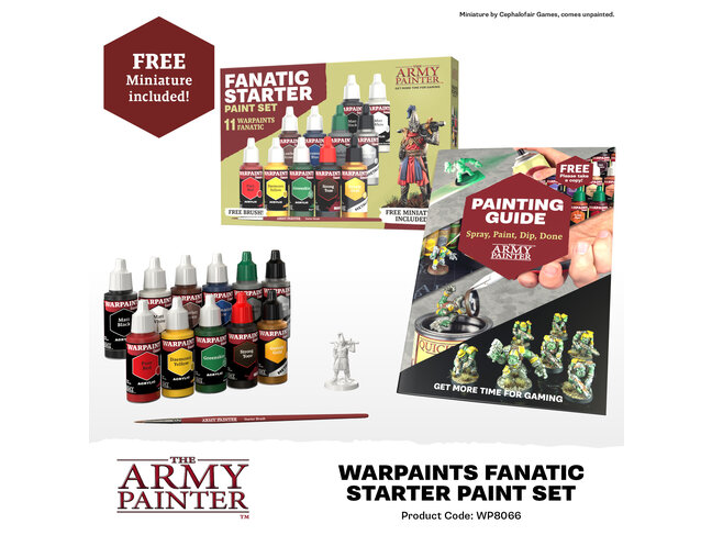 The Army Painter Fanatic Starter - Paint Set