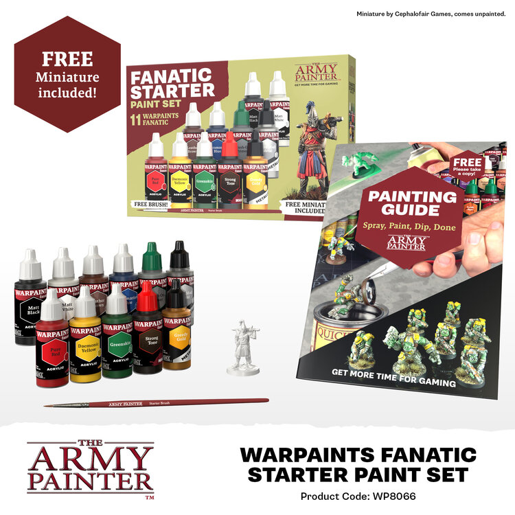 The Army Painter The Army Painter: Warpaints Fanatic Starter - Paint Set