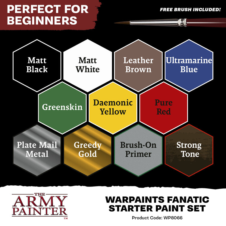 The Army Painter The Army Painter: Warpaints Fanatic Starter - Paint Set