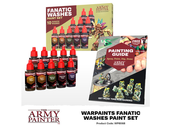 The Army Painter Fanatic Washes - Paint Set