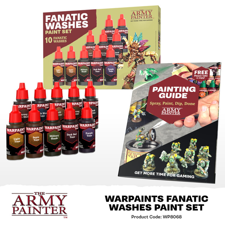 The Army Painter The Army Painter: Warpaints Fanatic Washes - Paint Set