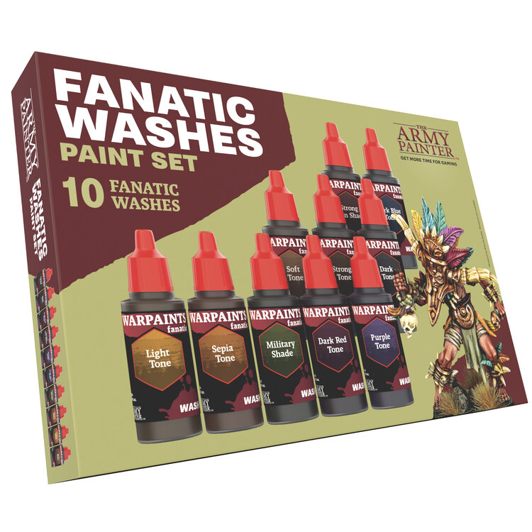 The Army Painter The Army Painter: Warpaints Fanatic Washes - Paint Set