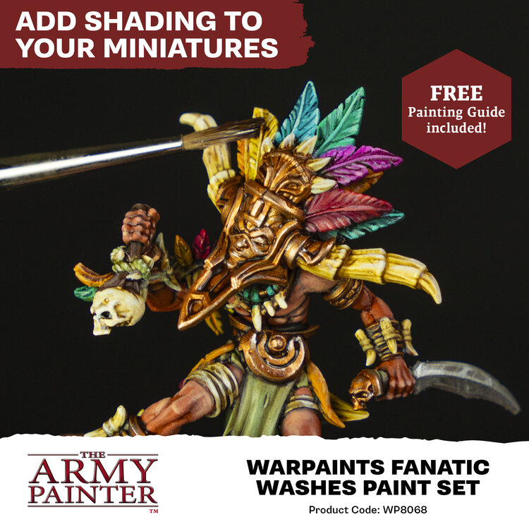 The Army Painter The Army Painter: Warpaints Fanatic Washes - Paint Set