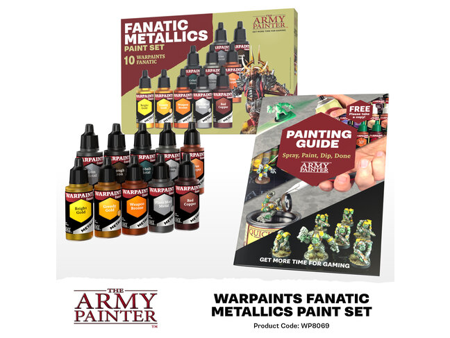 The Army Painter Fanatic Metallics - Paint Set