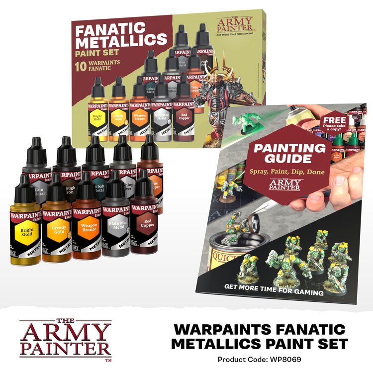 The Army Painter The Army Painter: Warpaints Fanatic Metallics - Paint Set