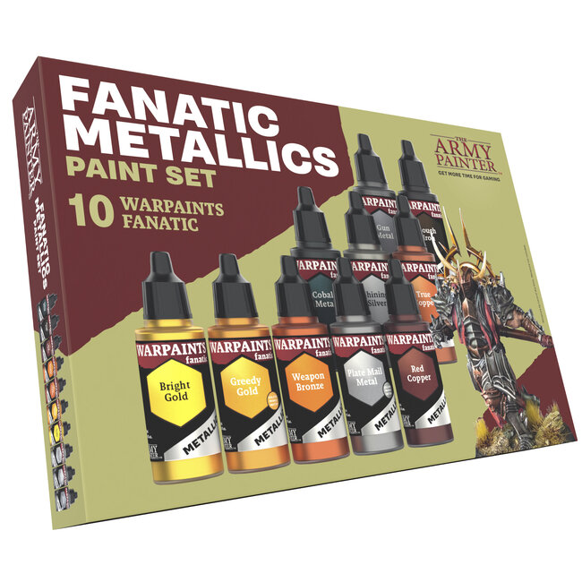 The Army Painter The Army Painter: Warpaints Fanatic Metallics - Paint Set