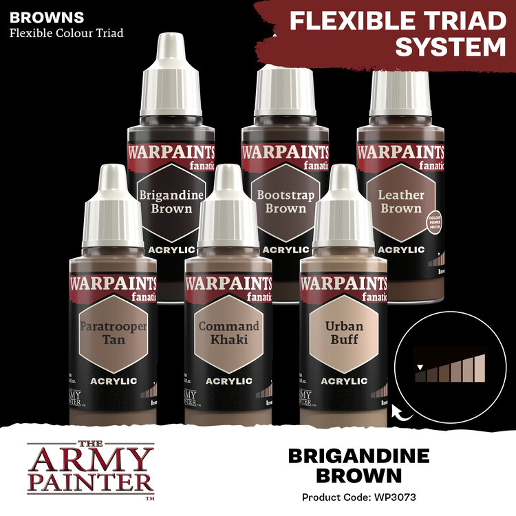 The Army Painter The Army Painter - Warpaints Fanatic: Acrylic - Brigandine Brown