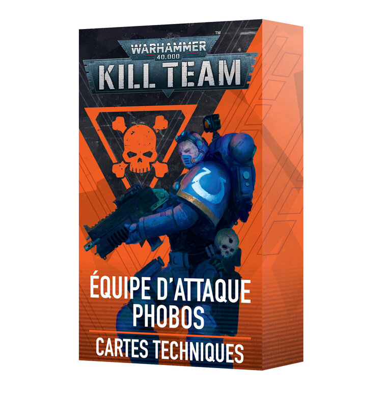 Games Workshop Warhammer Games Workshop - Kill Team: Datacards - Phobos Strike Team (fr)