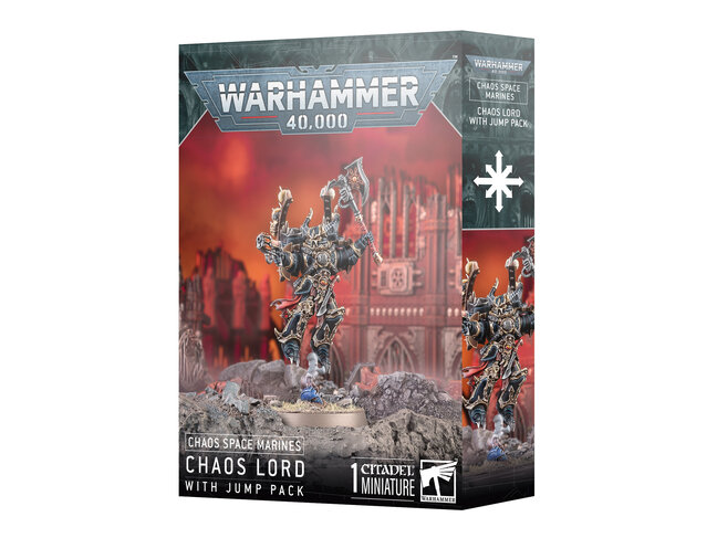 Games Workshop Warhammer Chaos Space Marines: Chaos Lord with Jump Pack