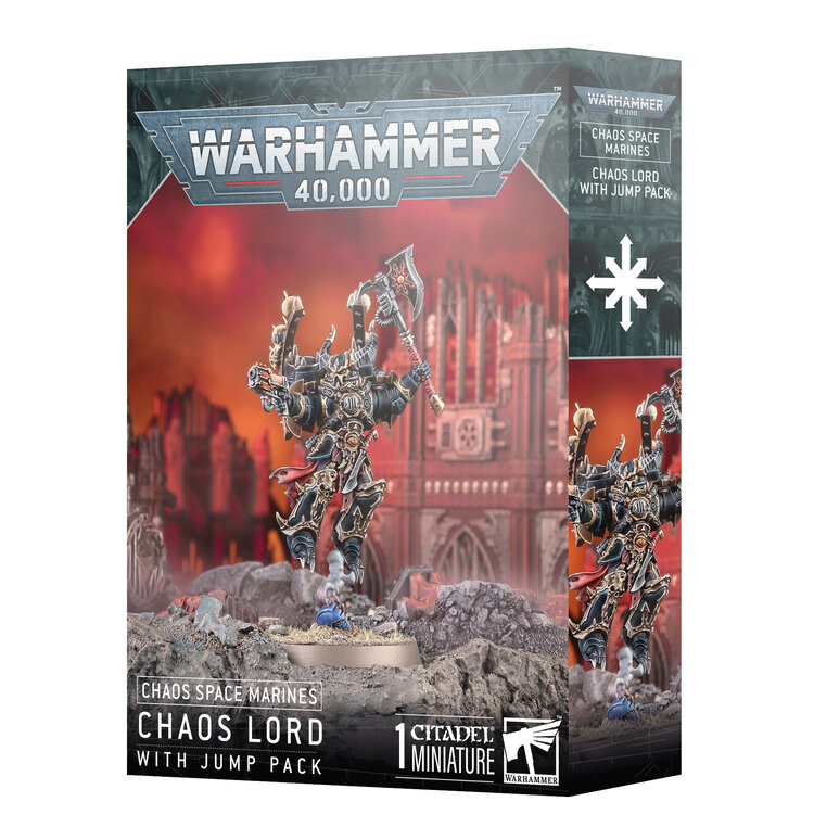 Games Workshop Warhammer Warhammer 40000 - Chaos Space Marines: Chaos Lord with Jump Pack