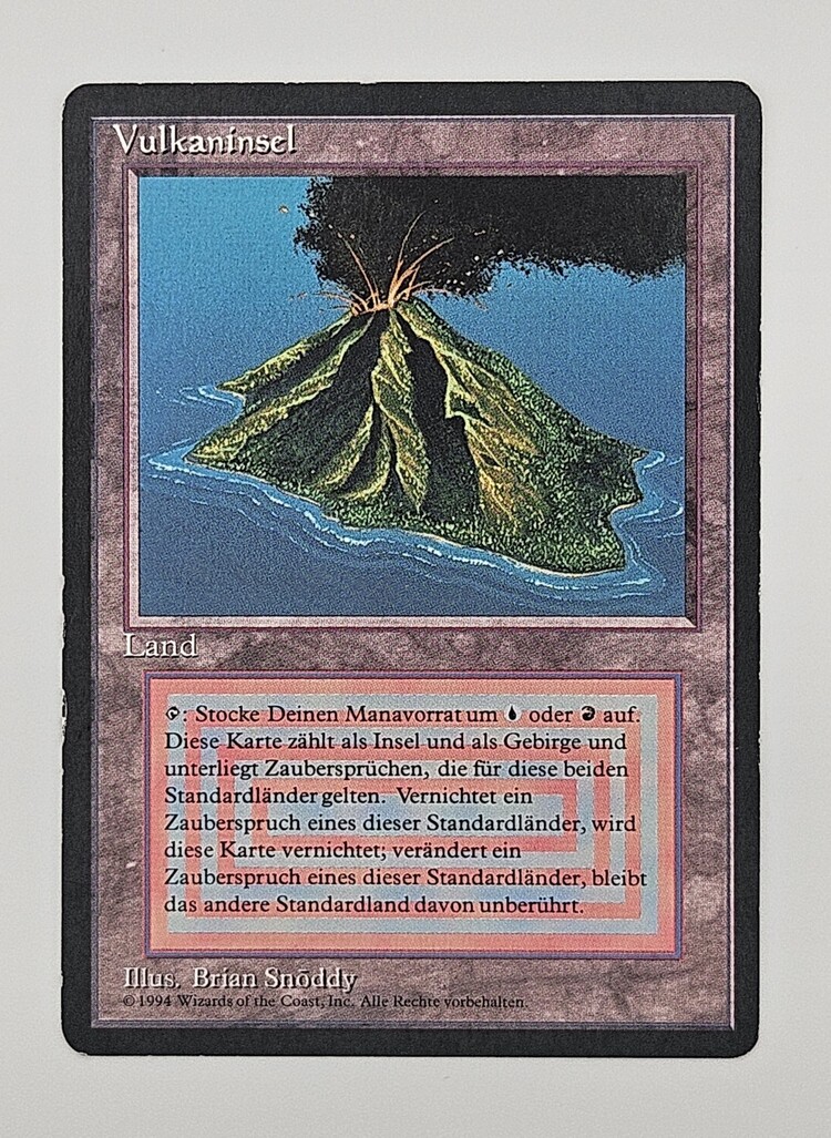 Magic: The Gathering Magic: The Gathering: Foreign Black Bordered - Volcanic Island (Vulkaninsel)