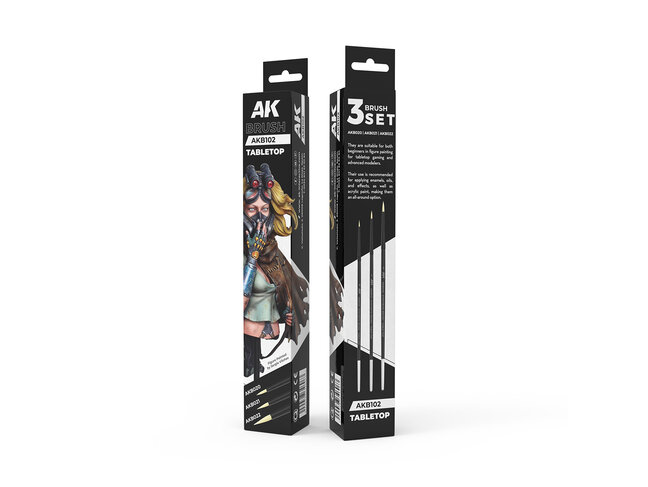 AK Interactive Tabletop - Brush Set