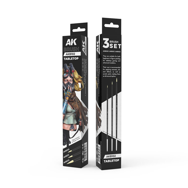 AK Interactive AK Interactive: Tabletop - Brush Set