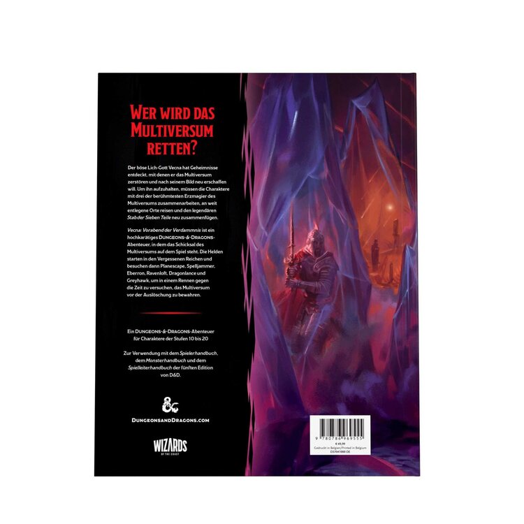 Wizards of the Coast Wizards of the Coast - Dungeons & Dragons: Vecna - Vorabend der Verdammnis