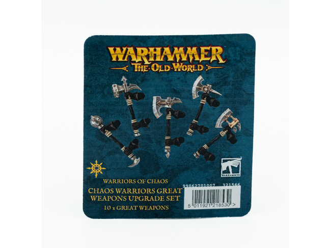 Games Workshop Warhammer Warriors of Chaos: Chaos Warriors Great Weapons Upgrade Set