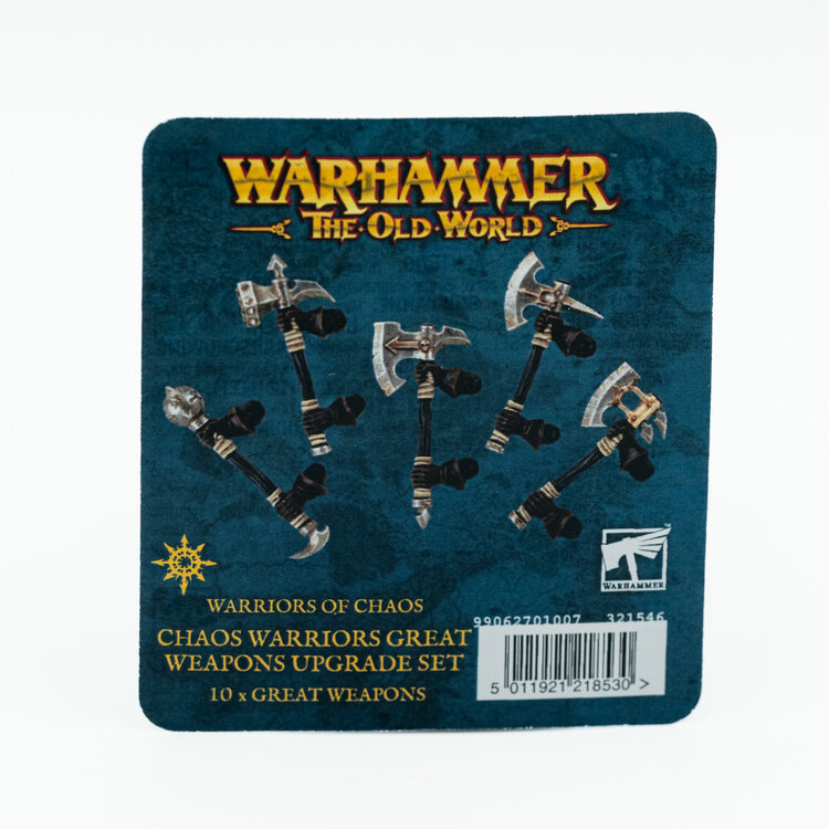 Games Workshop Warhammer Warhammer The Old World - Warriors of Chaos: Chaos Warriors Great Weapons Upgrade Set