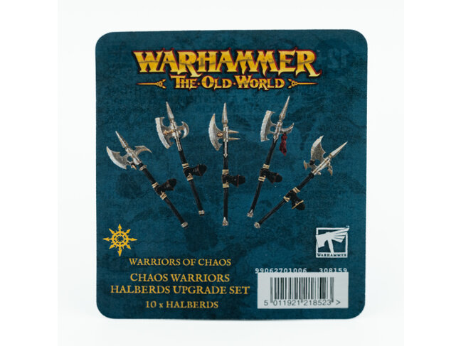 Games Workshop Warhammer Warriors of Chaos: Chaos Warriors Halberds Upgrade Set