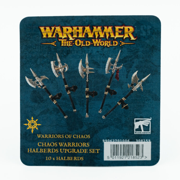 Games Workshop Warhammer Warhammer The Old World - Warriors of Chaos: Chaos Warriors Halberds Upgrade Set
