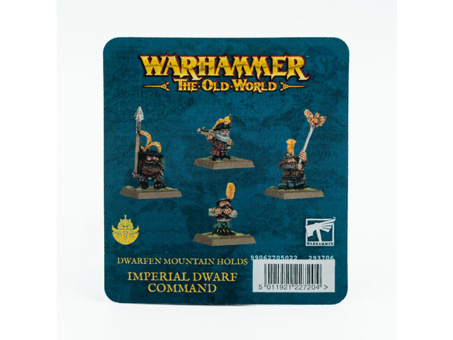 Games Workshop Warhammer Dwarfen Mountain Holds: Imperial Dwarf Command