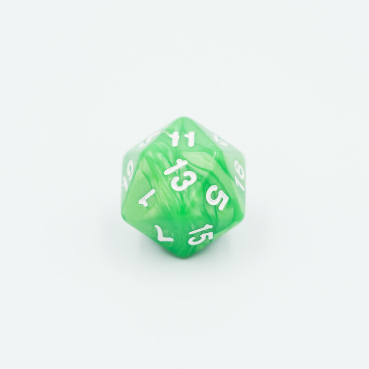 Würfelz Würfelz: W20 - Green - White