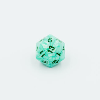 Würfelz D20 - Mint - Dark-Green