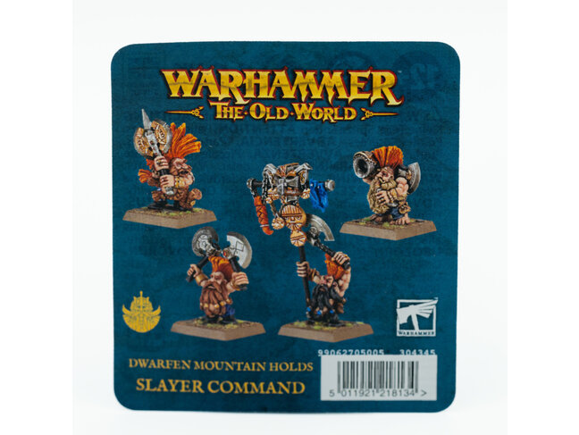 Games Workshop Warhammer Dwarfen Mountain Holds: Slayers Command